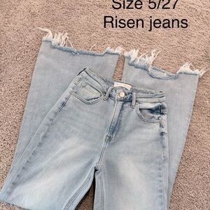 Risen Light Blue Flare Women's Jeans
